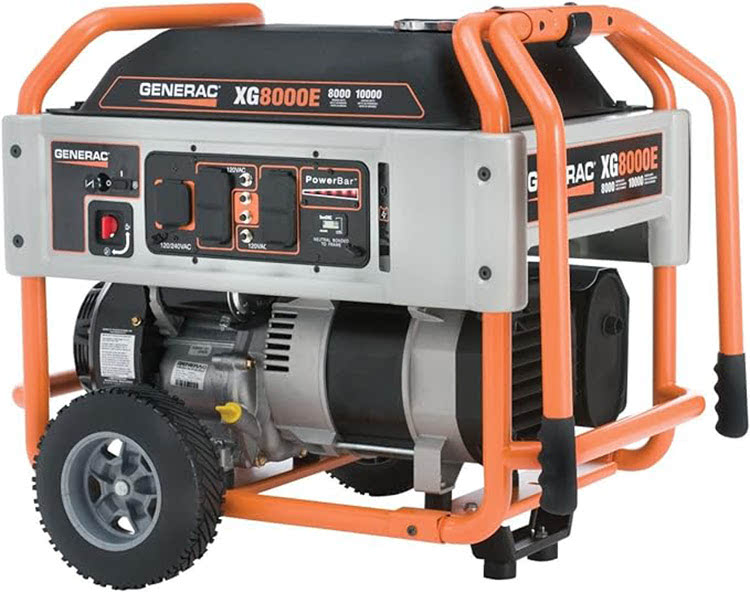 Generac XG7000E XG8000E generator battery 12v